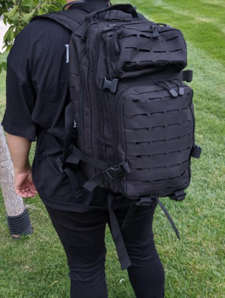 Black on sale tactical backpack