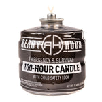 Three 100-Hour Candles by Ready Hour + Pocket Plasma Lighter by InstaFire