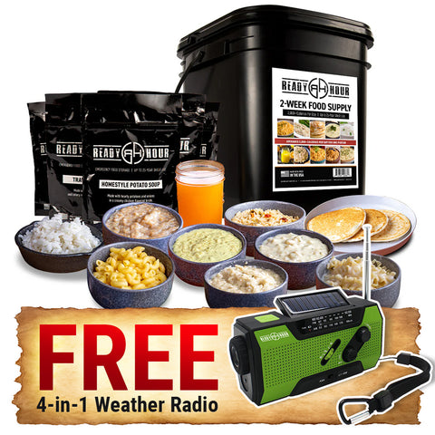 2-Week Kit + FREE 4-in-1 Emergency Radio