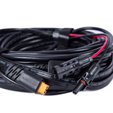 Close-up of coiled 75-Foot Extension Cord for the 2200 & 3300 Solar Generators by Grid Doctor