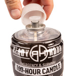 Removing cap from 100-Hour Candle