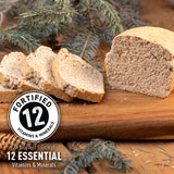 Ready Hour's Honey Wheat Bread with emblem "Fortified 12 Essential Vitamins & Minerals"